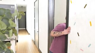 Selina's St Patrick's Day Stepbro Caught Masturbating On Cam