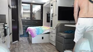 Incestuous Roadtrip Rendezvous in RV with Dad