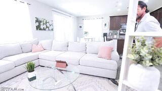 Stepdaughter Squirts While Fucking Herself on Stepdad’s Tablet