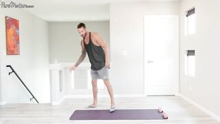 Commanding Her Trainer Post Workout