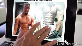 Infiltrating Officer Swallows BBC Load