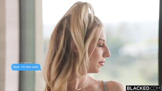 Blacked Petite Blonde Cheerleader Kait Has Hot BBC Encounter While Boyfriend Is Away