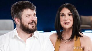 Hubby Logan Watches Wife Sienna Double Penetrated