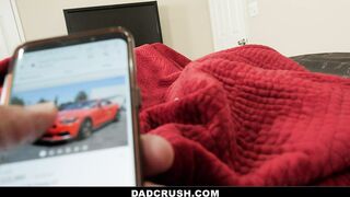 Identical Step Twins Seduce Stepfather For New Car