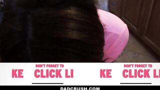 Grandpa Seduced By Young Mouth, Dick Hard on Toilet