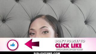 Black Stepmom's Secret Pregnancy: Blowjob Blackmail