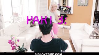 Blonde Stepsister Cleo Vixen Fucks Stepbro at Home