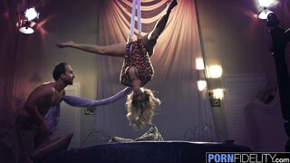 Arya Fae's Aerial Acrobatics End In Hot Sex