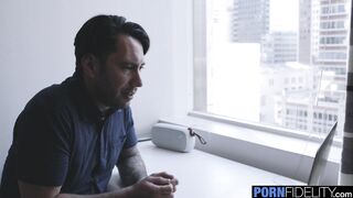 Hot MILF lawyer fucks client Tommy in hiding, relieves his stress with her big ass and tits, CIRIS Part 4...