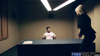 Detective Teases Suspects With Pussy Boarding Interrogation