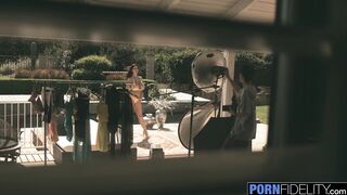 Ava Fulfills Her Secret Fan's Fantasy in the Attic