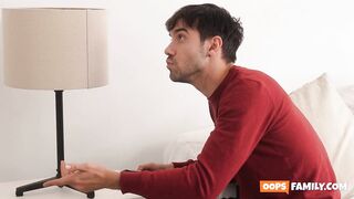 Stepbrothers' Revenge: Lola's Mouth Fills with Their Cock