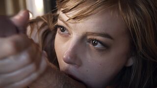 Tinder Teen Gets Hallway Blowjob, then Fucked and Filled with Cum