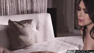 Valentina's Latex Tease Drives Ricky Wild, He Cums Hard