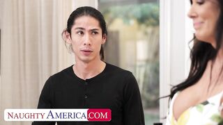 Milf Reagan Foxx Tempts Son's Friend to Fuck Off Her Calories