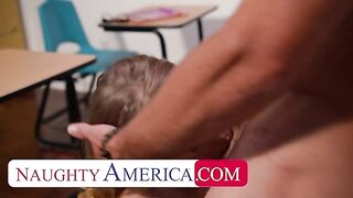 Katie Morgan gets a much needed fucking from her student