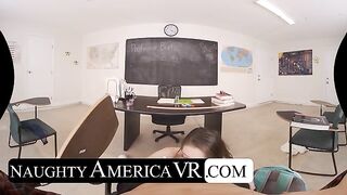 Ms. Burke will help you on your grades only if you fuck her