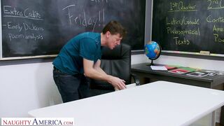 Professor Phillips Fucks Student for Test Answers instead of Vibrator