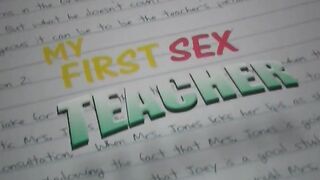 Dylan Ryder fucking in the chair with her innie pussy