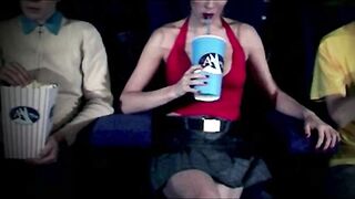 Cute Blonde Nicole Ray fucks her friend's brother's big cock