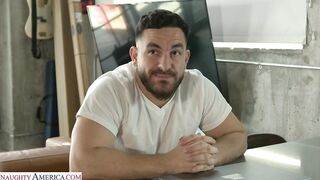 Cute blonde Kallie Taylor gets fucked by her friend's brother