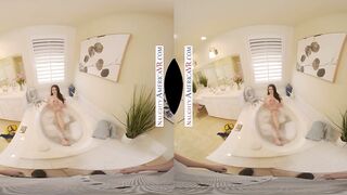 Alyx Star is in your bath tub and she is craving for cock!!