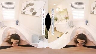 Alyx Star is in your bath tub and she is craving for cock!!