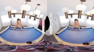 Indica Flower gets naughty on the pool table with her friend's brother