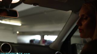 Vanessa Cage fucks the debt collector