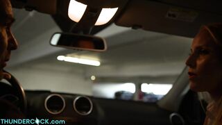 Vanessa Cage fucks the debt collector