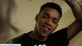 MILF Cory Chase Takes Black Bully's Cock to Save Her Son