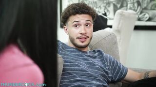 Busty MILF Reagan Foxx fucks son's bully to get him to stop