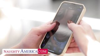 Millie Morgan's Husband's Deal: Pussy Filled by Brad's Big Cock at Home Alone