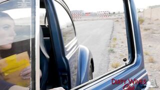 Angela White fucking in the den with her innie pussy