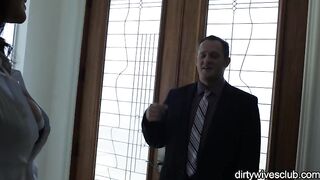 Wife Jayden Jaymes fucking in the office with her big tits