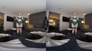 Ivy LeBelle stops by the hotel room of a man in need of a nice big ass in sexy stockings