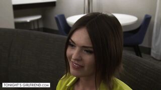 Krissy Lynn becomes a submissive sex toy for her client