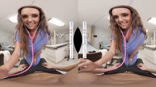 Sexy nurse Nolina Nyx gives you a full medical exam while riding your big cock!!!!