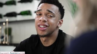 Lawson dreams of sticking his big black cock in Gigi Dior's sweet little pussy