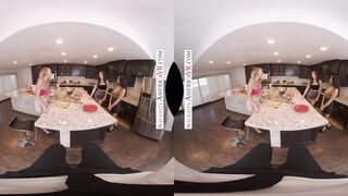 Sexy babes, Adira Allure, Audrey Miles, and Sofi Ryan, have foursome fun