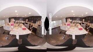 Sexy babes, Adira Allure, Audrey Miles, and Sofi Ryan, have foursome fun