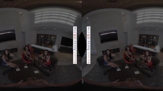 MILFs August Taylor, Crystal Rush, and Reagan Foxx fuck the bartender