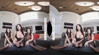 MILFs August Taylor, Crystal Rush, and Reagan Foxx fuck the bartender