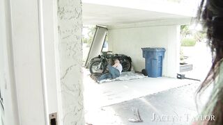 Jaclyn Taylor fucking in the kitchen with her tits