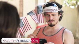 Aubree Valentine & Jackie Hoff Share Man for Memorial Day Threesome