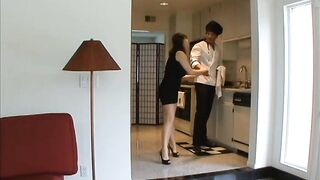 Gianna Michaels fucking in the living room with her big tits