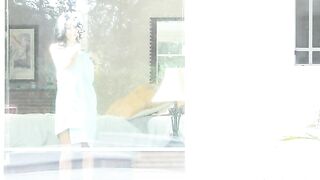 Johnny Spots Dad's Girlfriend Ava Addams Naked Through Window