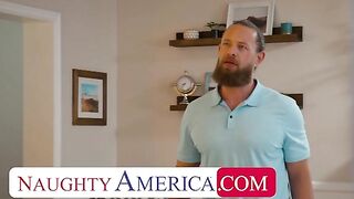 Lilly Bell drains her future boss' cock