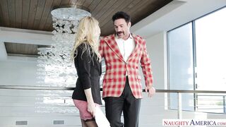 Ashley Fires fucking in the bed with her athletic body