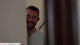 Penny Barber wants the married AC repair man to check her temperature